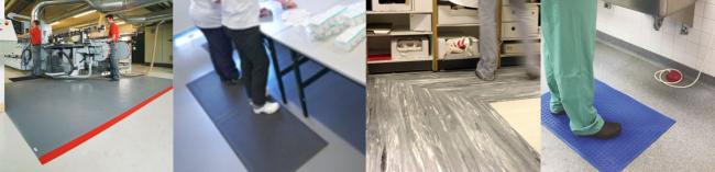 Arbetsplatsmattor Blandat